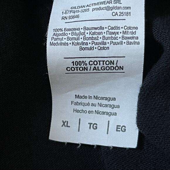 Gildan Snap On Shirt Men Extra Large XL Beauty & the Beast Black Cotton Mechanic - Picture 6 of 10